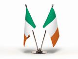 Miniature Flag of Ireland (Isolated)