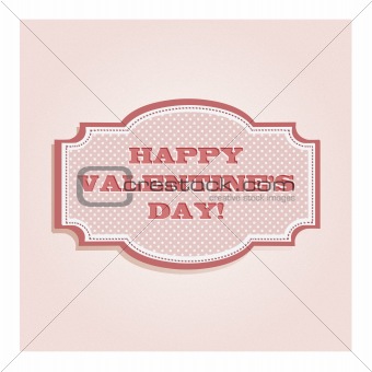 Valentine's day card design