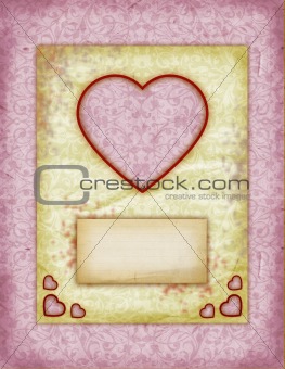 Valentine day Love Cards, Vintage Love Notes