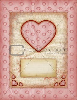 Valentine day Love Cards, Vintage Love Notes