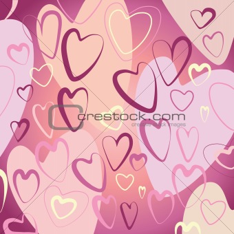 Pink hearts