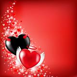 Heart Valentines Background