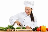 Female chef