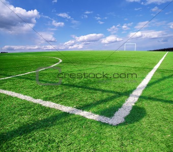 Corner of Soccer field