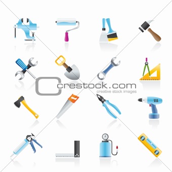 Building and Construction work tool icons