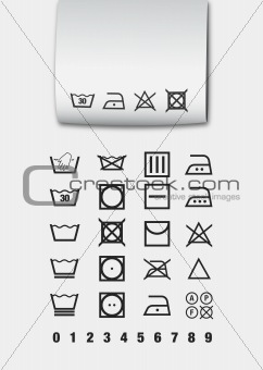 Washing symbols