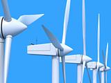 Wind farm generators