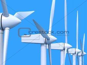 Wind farm generators