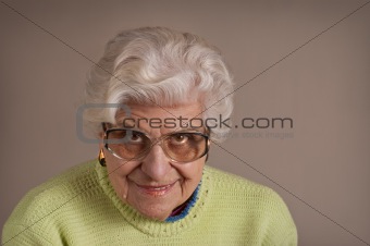 Senior lady portrait.