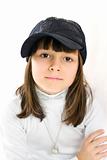 The girl in a baseball cap