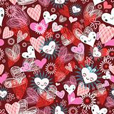 pattern of hearts