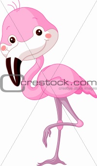 Fun zoo. Flamingo