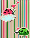 ladybugs in love