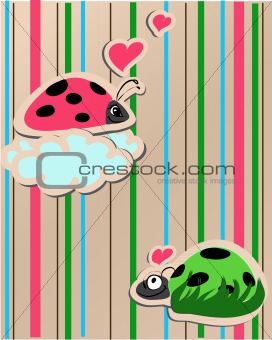 ladybugs in love