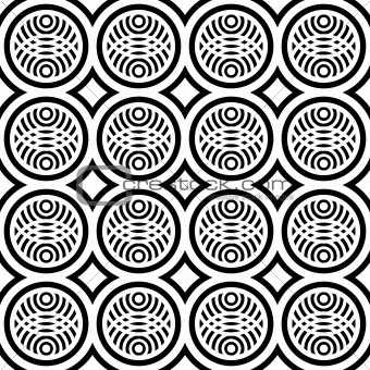 Seamless pattern with fancy design.