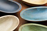 wooden rustic bowls