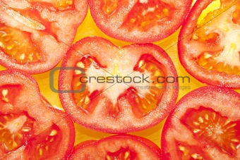Tomato pieces