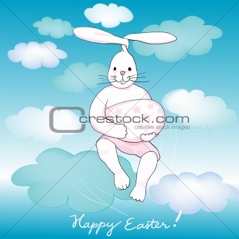 easter rabbit helicopter