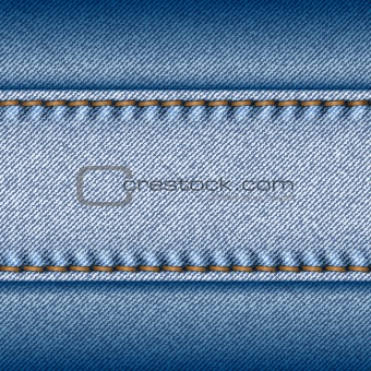 Jeans background. Vector