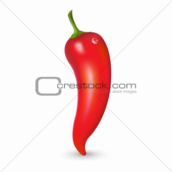 Red Hot Pepper With Drop