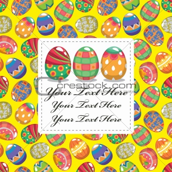 Easter egg card