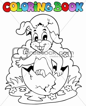 Coloring book with Easter theme 5