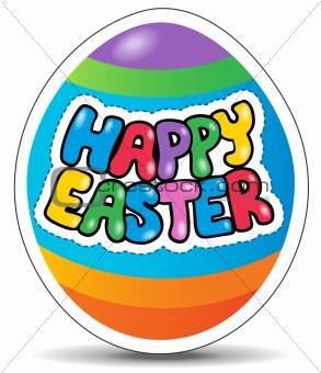 Happy Easter sign theme image 1