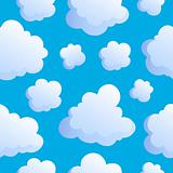 Seamless background with clouds 2