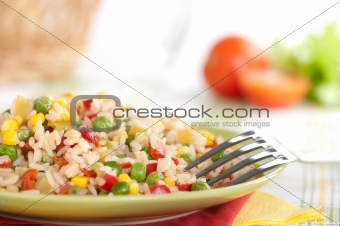 fried rice, chinese cuisine