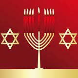 Hanukkah - festive jewish card