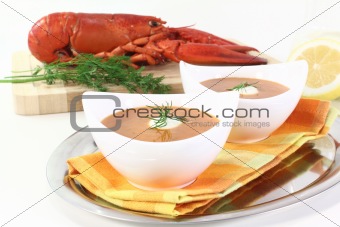 fresh lobster bisque