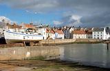 St. Monans harbour and fishing village