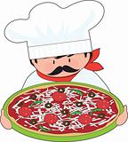 Chef and Pizza