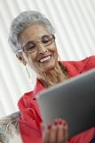 Senior woman with Digital Tablet