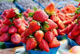 Sweet Ripe Red Strawberries 