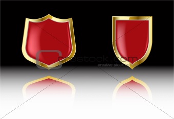 the two vector red shield