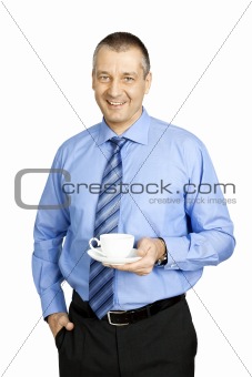 business man coffee break