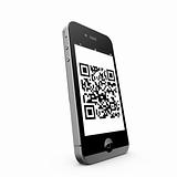 QR Code on Mobile Phone