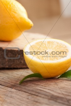 Lemon fruit 
