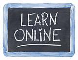 learn online blackboard sign