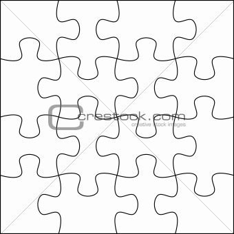 Puzzle background template 4x4