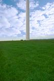 base of windmill on green irish tipperary countryside