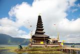 Pura Ulun Danu temple on lake