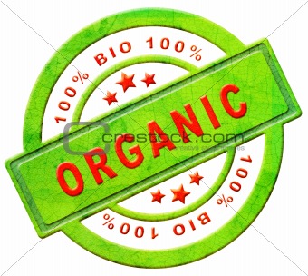 organic 100% bio label