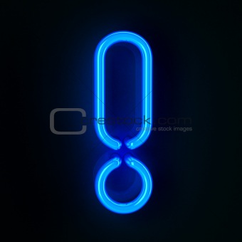 Neon Sign Exclamation Mark