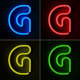 Neon Sign Letter G