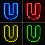 Neon Sign Letter T