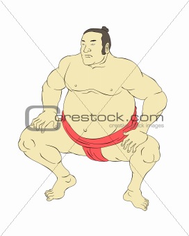 Japanese sumo wrestler