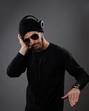 DJ with headphones