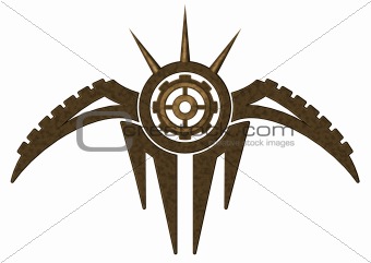 abstract metal symbol